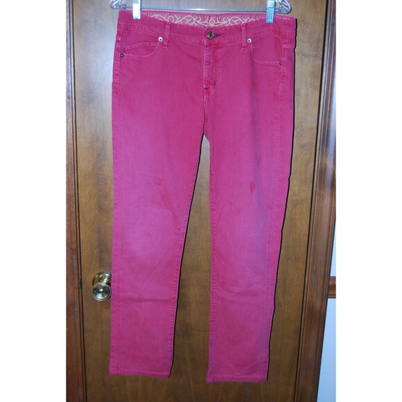 Red Jeans by Rich & Skinny size 30 waist 5 Pocket Jeans - Picture 1 of 8